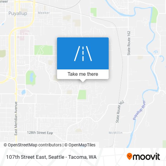 Mapa de 107th Street East