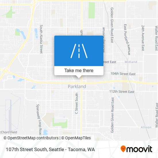 107th Street South map