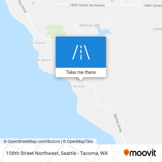 108th Street Northwest map