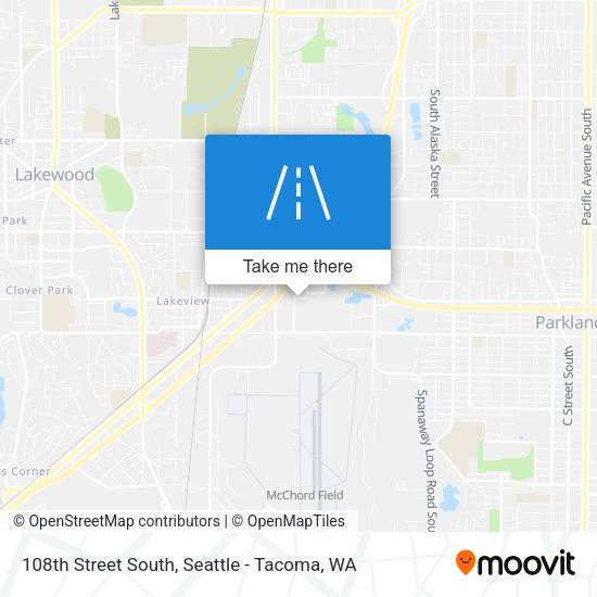 108th Street South map