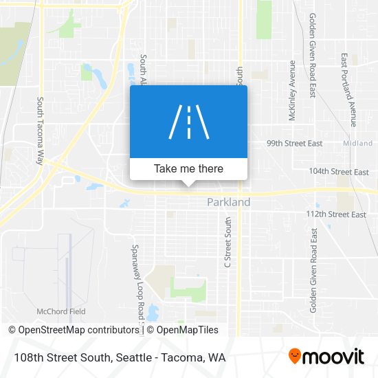 108th Street South map