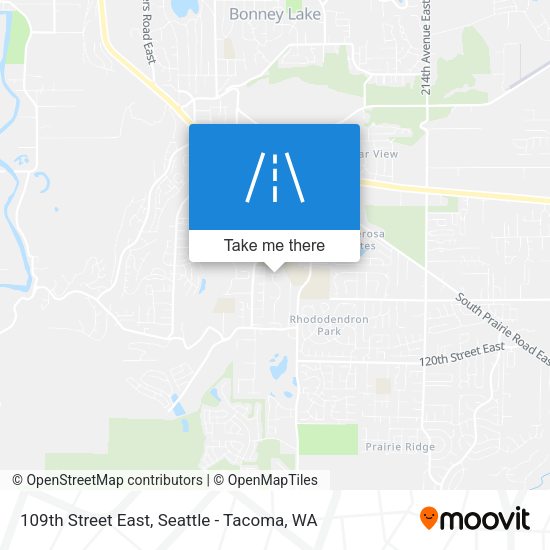 Mapa de 109th Street East