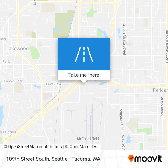 Mapa de 109th Street South