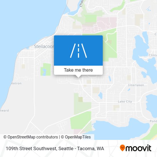 Mapa de 109th Street Southwest