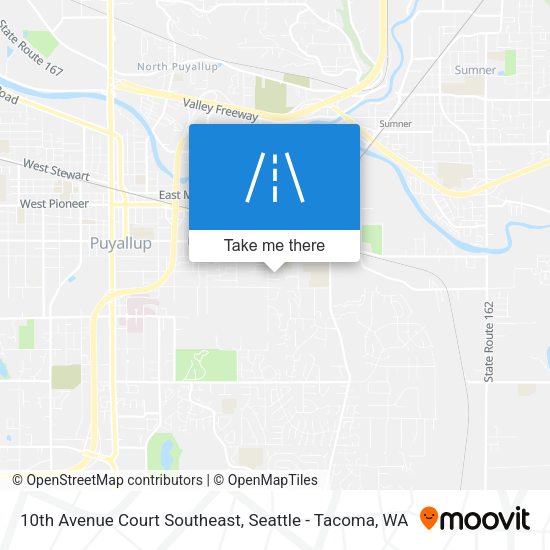 Mapa de 10th Avenue Court Southeast