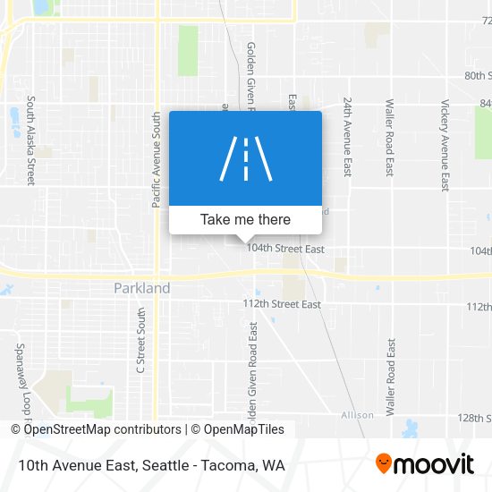 10th Avenue East map