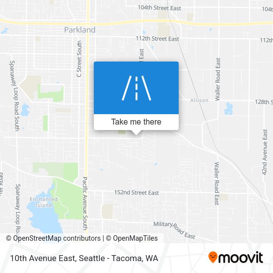 Mapa de 10th Avenue East