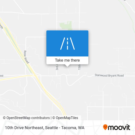 Mapa de 10th Drive Northeast