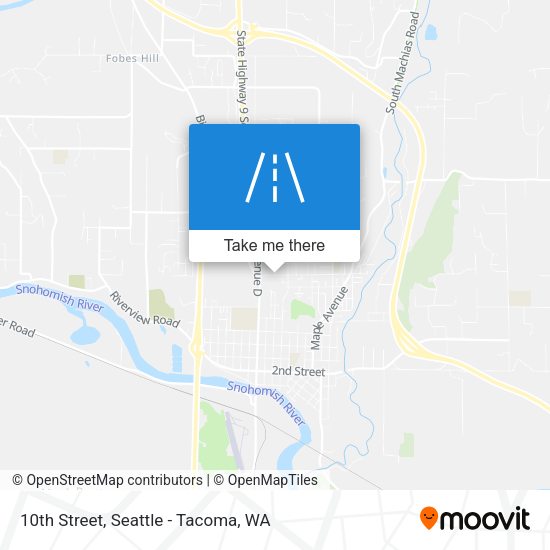 Mapa de 10th Street