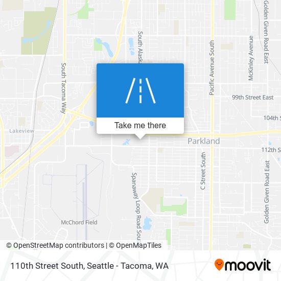 110th Street South map