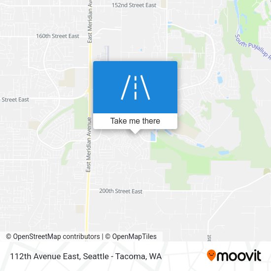 112th Avenue East map