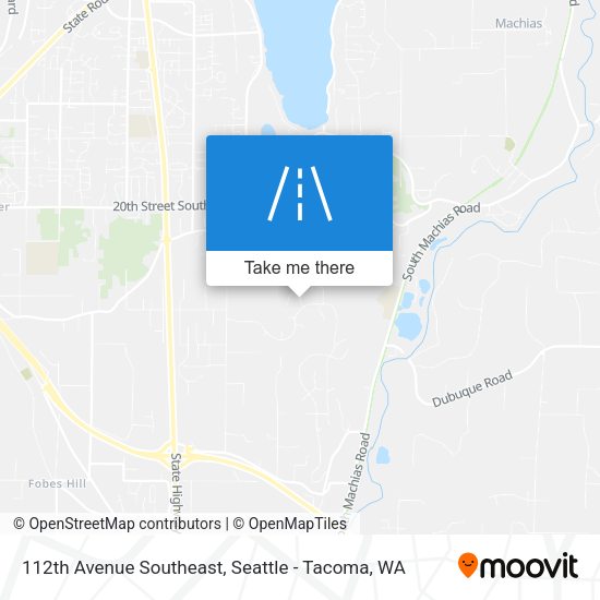 Mapa de 112th Avenue Southeast