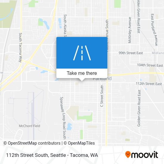 112th Street South map
