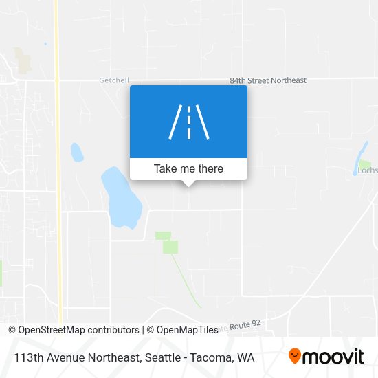 Mapa de 113th Avenue Northeast