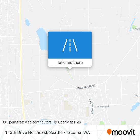 113th Drive Northeast map