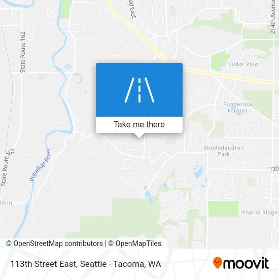 Mapa de 113th Street East
