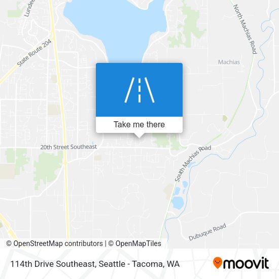 114th Drive Southeast map