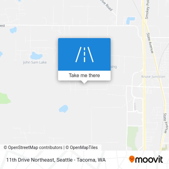 11th Drive Northeast map