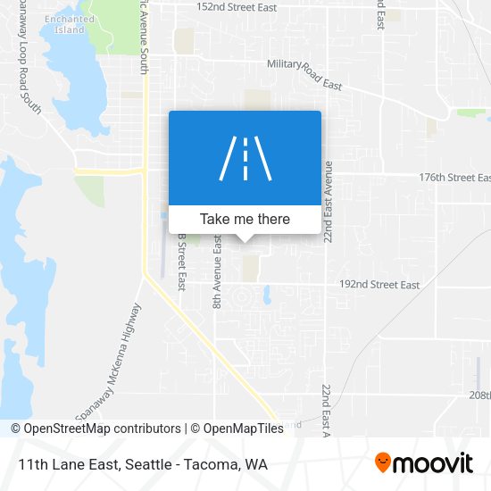 11th Lane East map