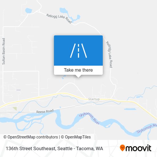 136th Street Southeast map