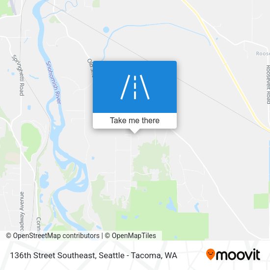 Mapa de 136th Street Southeast