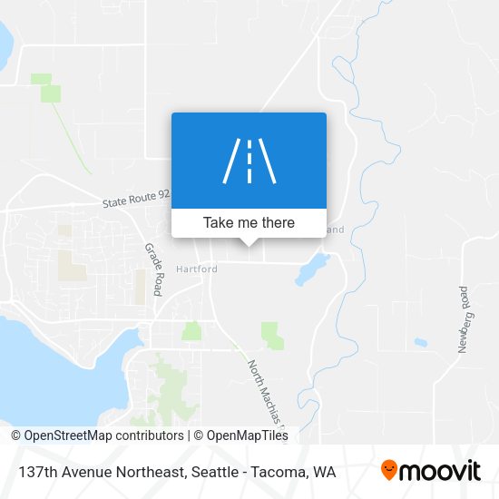 Mapa de 137th Avenue Northeast