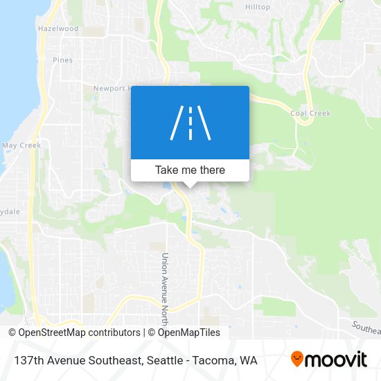 137th Avenue Southeast map