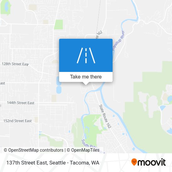 137th Street East map