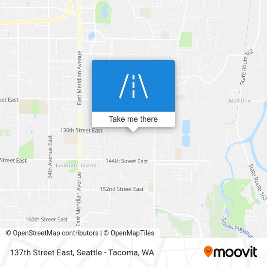 137th Street East map