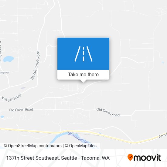 137th Street Southeast map
