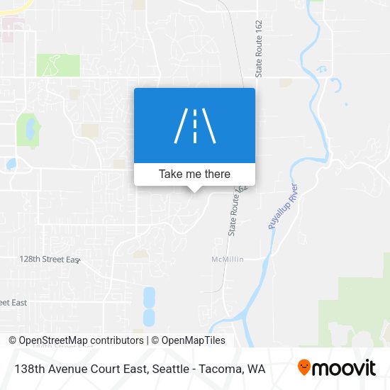 138th Avenue Court East map