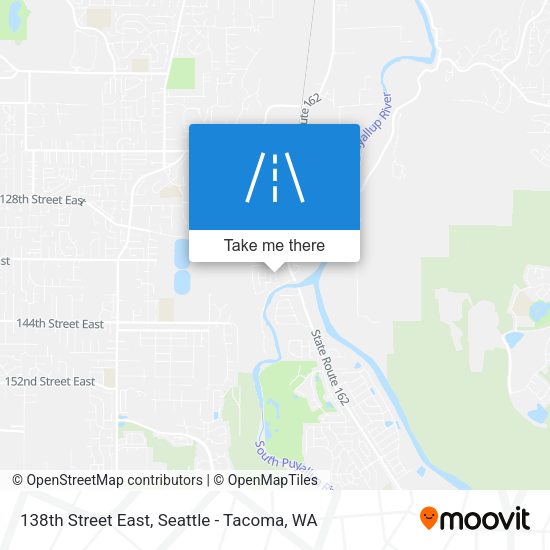 138th Street East map