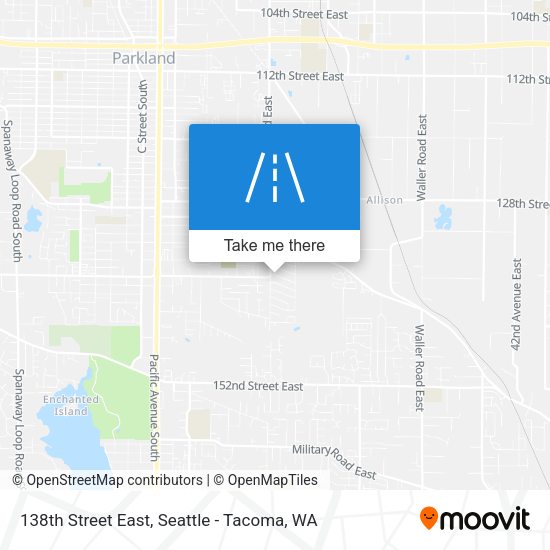 138th Street East map