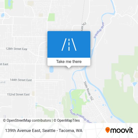 139th Avenue East map
