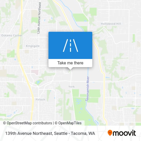 Mapa de 139th Avenue Northeast