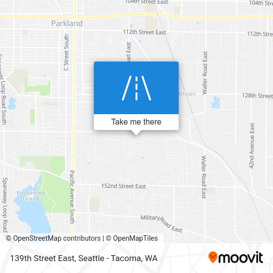 Mapa de 139th Street East