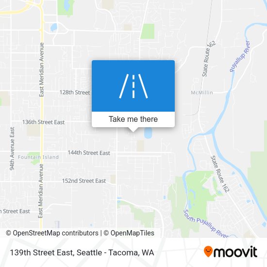 139th Street East map