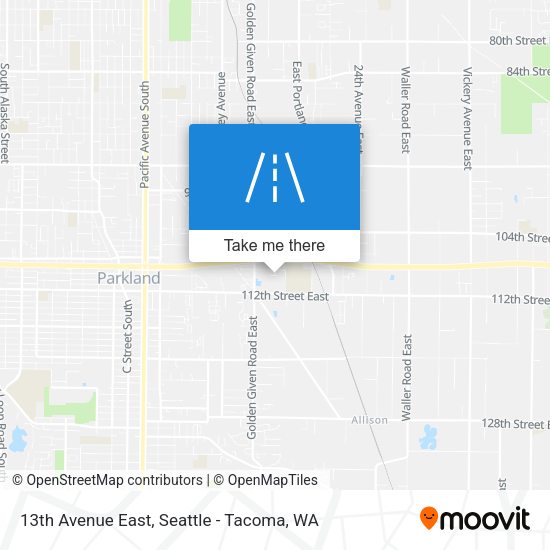 Mapa de 13th Avenue East