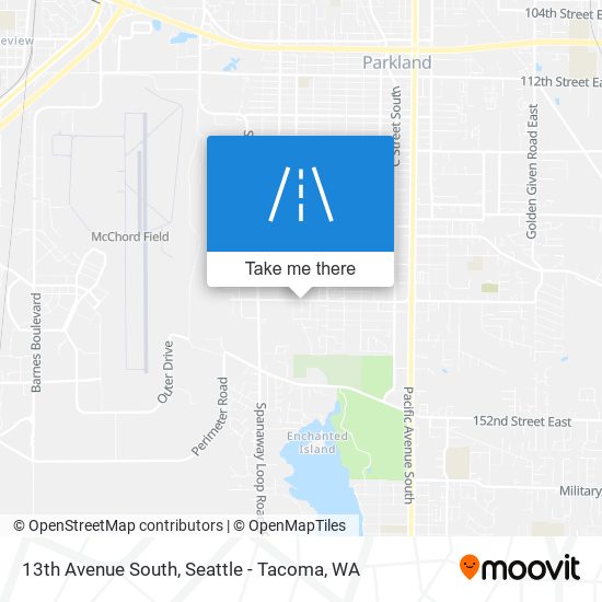 13th Avenue South map