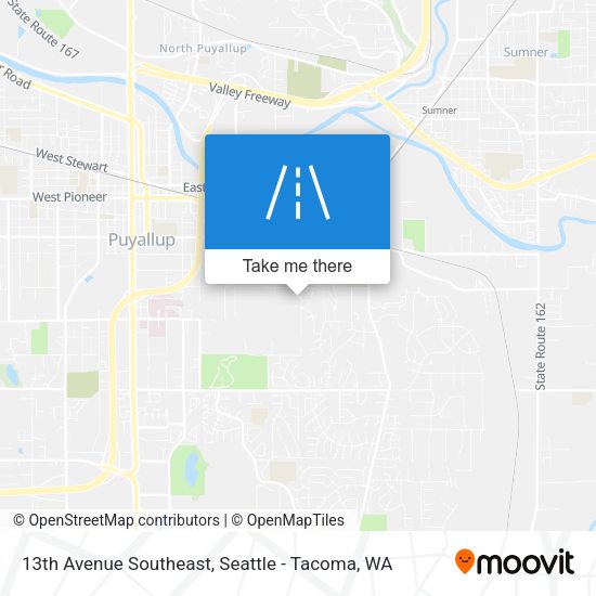 Mapa de 13th Avenue Southeast
