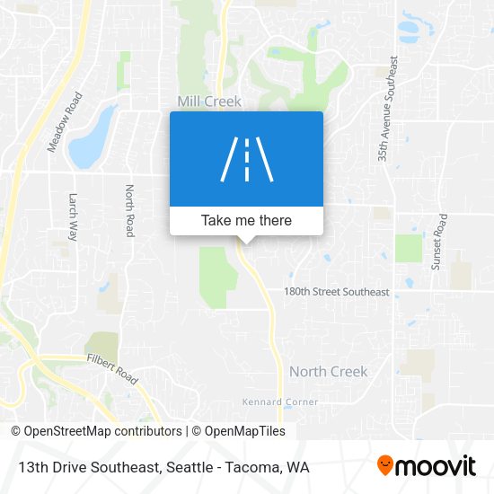 Mapa de 13th Drive Southeast