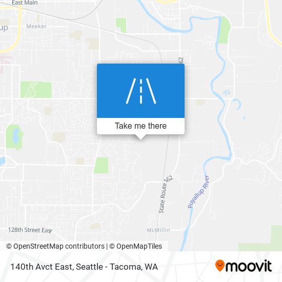 140th Avct East map