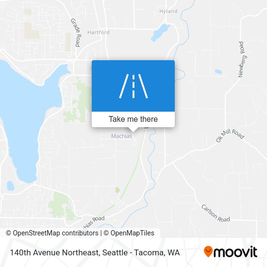 140th Avenue Northeast map