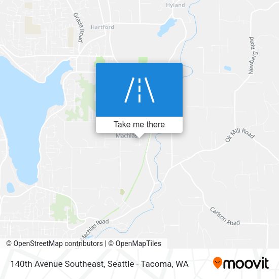 Mapa de 140th Avenue Southeast