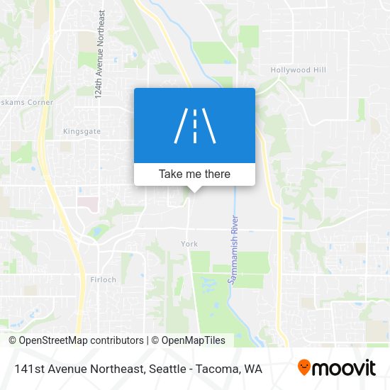 Mapa de 141st Avenue Northeast