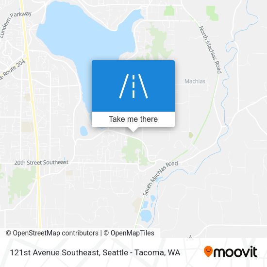 Mapa de 121st Avenue Southeast