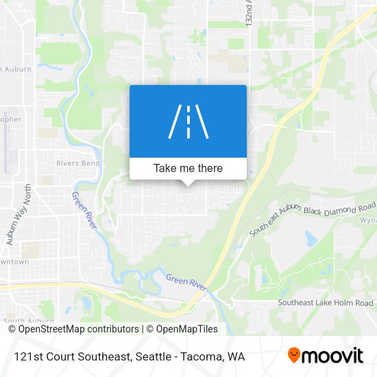 121st Court Southeast map