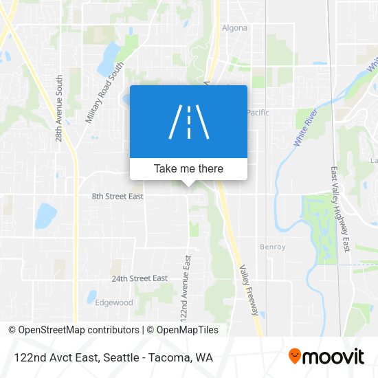 Mapa de 122nd Avct East