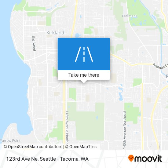 123rd Ave Ne map