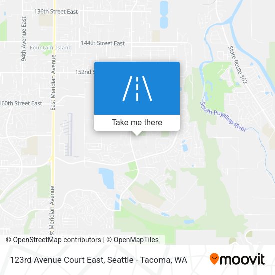 123rd Avenue Court East map